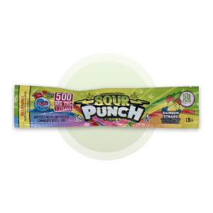 Sour Punch (Rainbow Straws) - 500THC